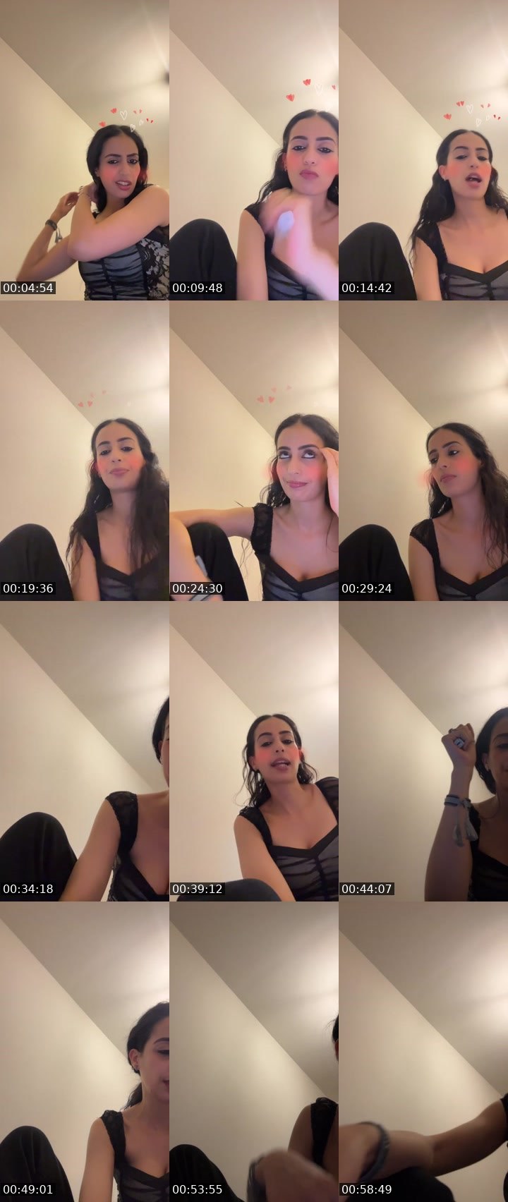 Contact-sheet preview of 𝐌𝐘𝐒𝐓𝐄𝐑𝐘 🐝's Liveme recording