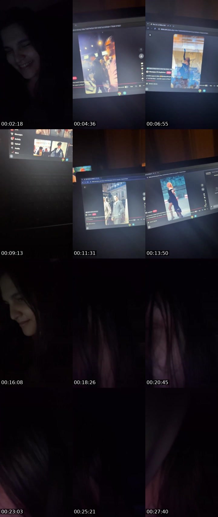 Contact-sheet preview of Kimm h cod-365626026's Liveme recording