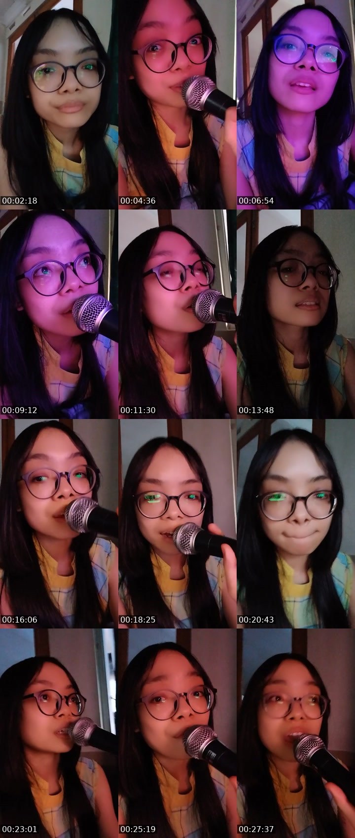Contact-sheet preview of 🍦creamvanilla🧁's Liveme recording