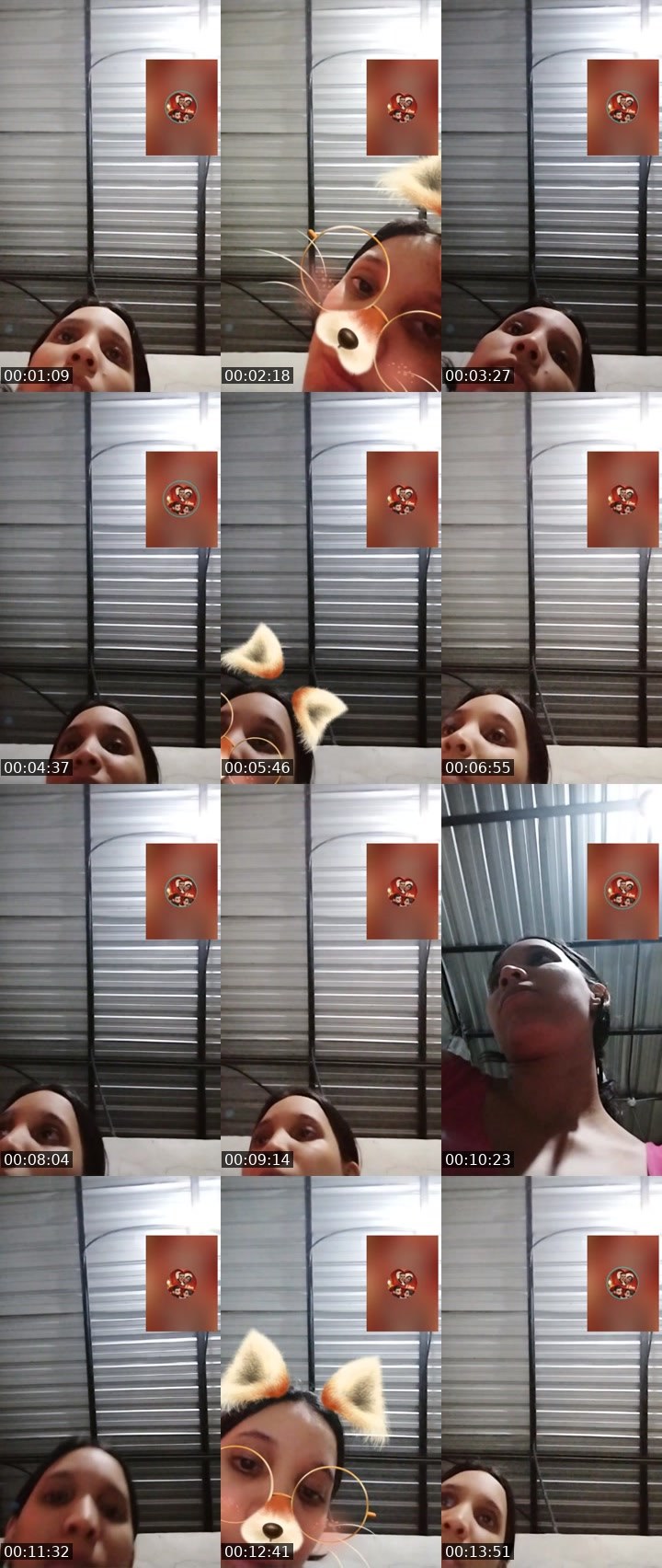 Contact-sheet preview of ⚖️Temis👑⚔️'s Liveme recording