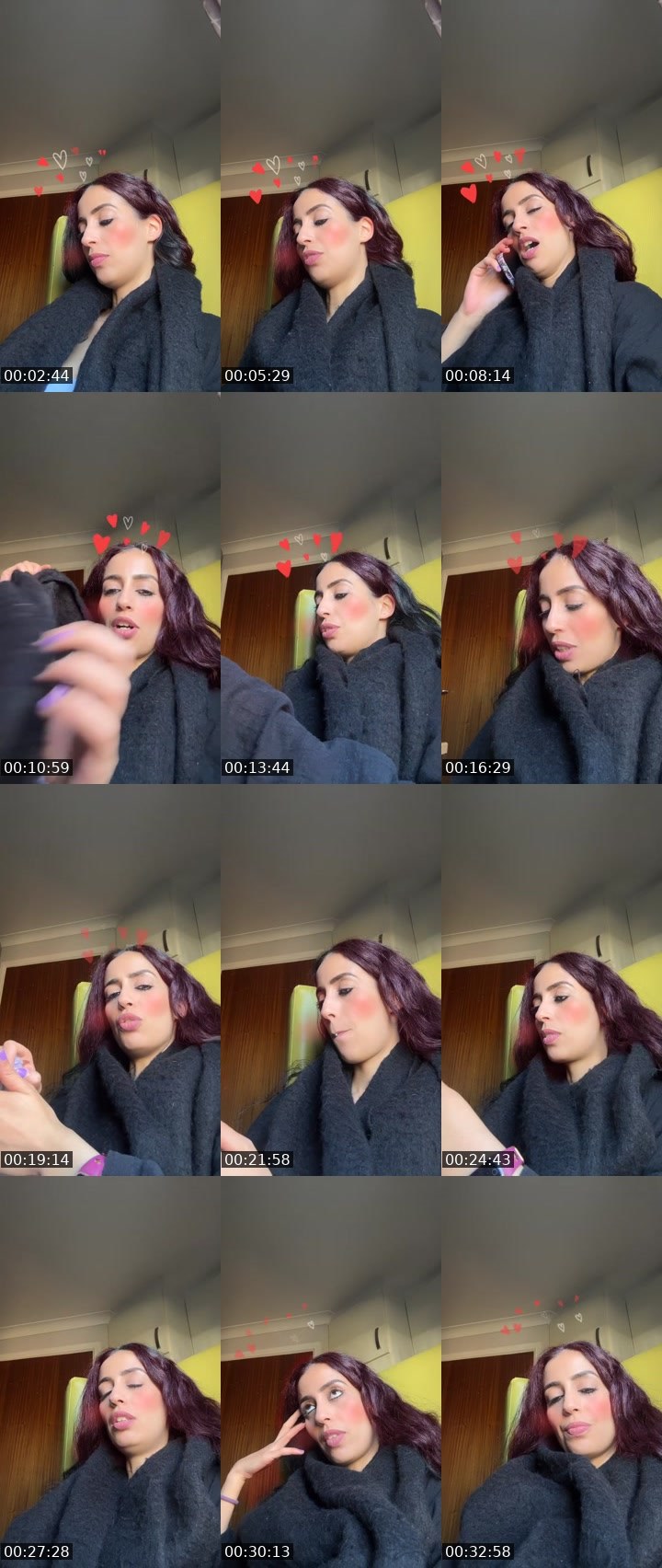 Contact-sheet preview of 𝐌𝐘𝐒𝐓𝐄𝐑𝐘 🐝's Liveme recording