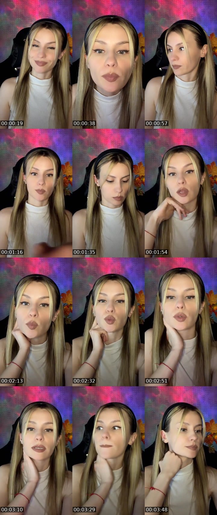 Contact-sheet preview of 🪷𝔇𝔦𝔤𝔦𝔱𝔞𝔩ᴰᴳᴹᶠ's Liveme recording