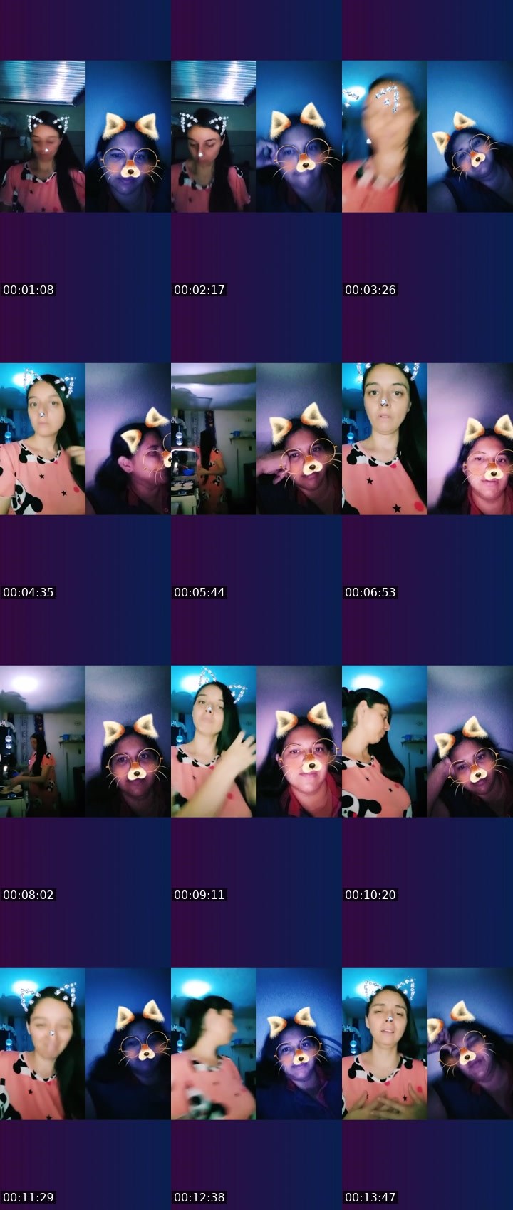 Contact-sheet preview of 🐦‍🔥⃝ Michy&'s Liveme recording