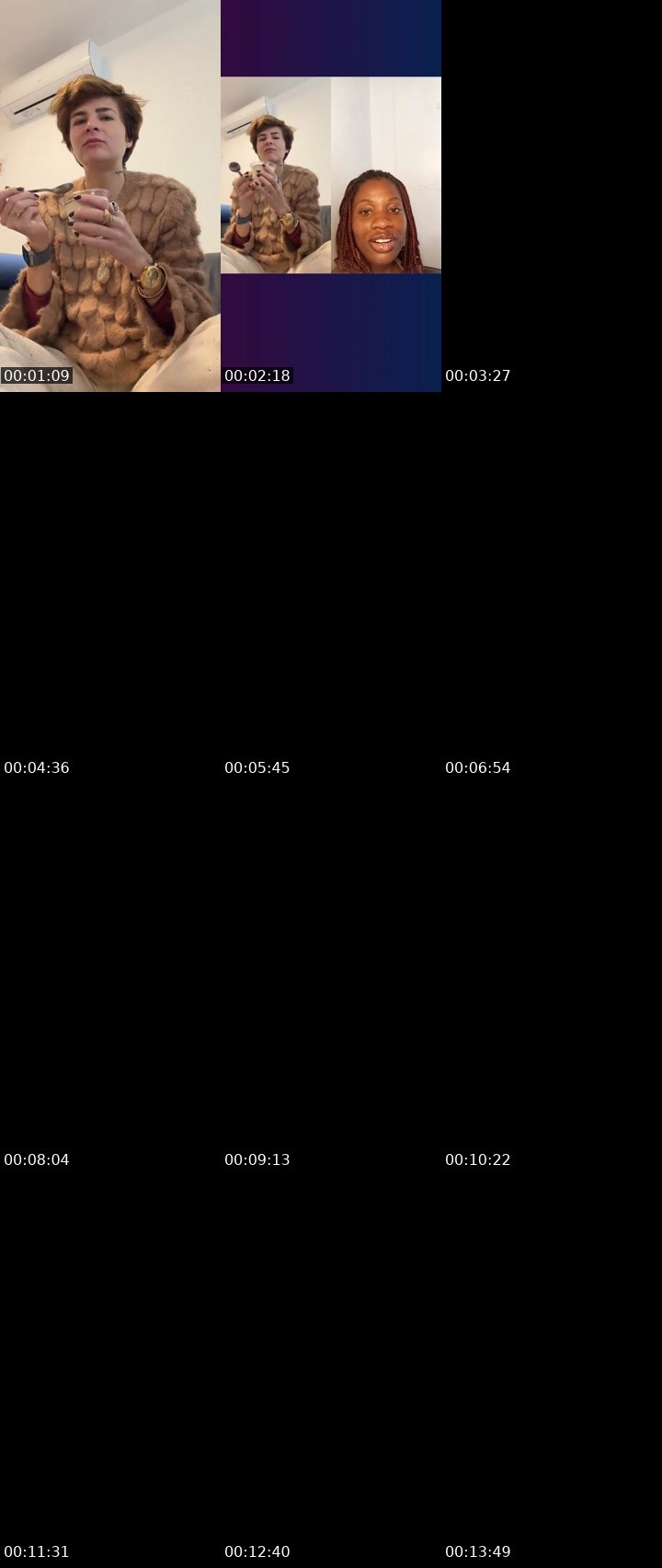 Contact-sheet preview of ❤️Buba❤️'s Liveme recording
