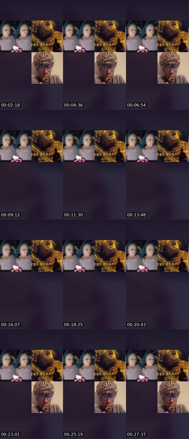 Contact-sheet preview of EatEMup🏳️‍🌈Skits's Liveme recording