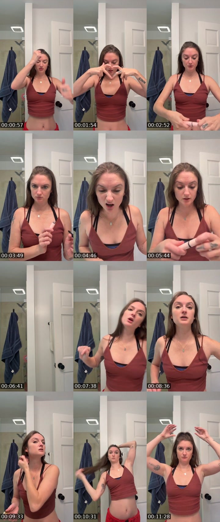 Contact-sheet preview of Beckz's Liveme recording