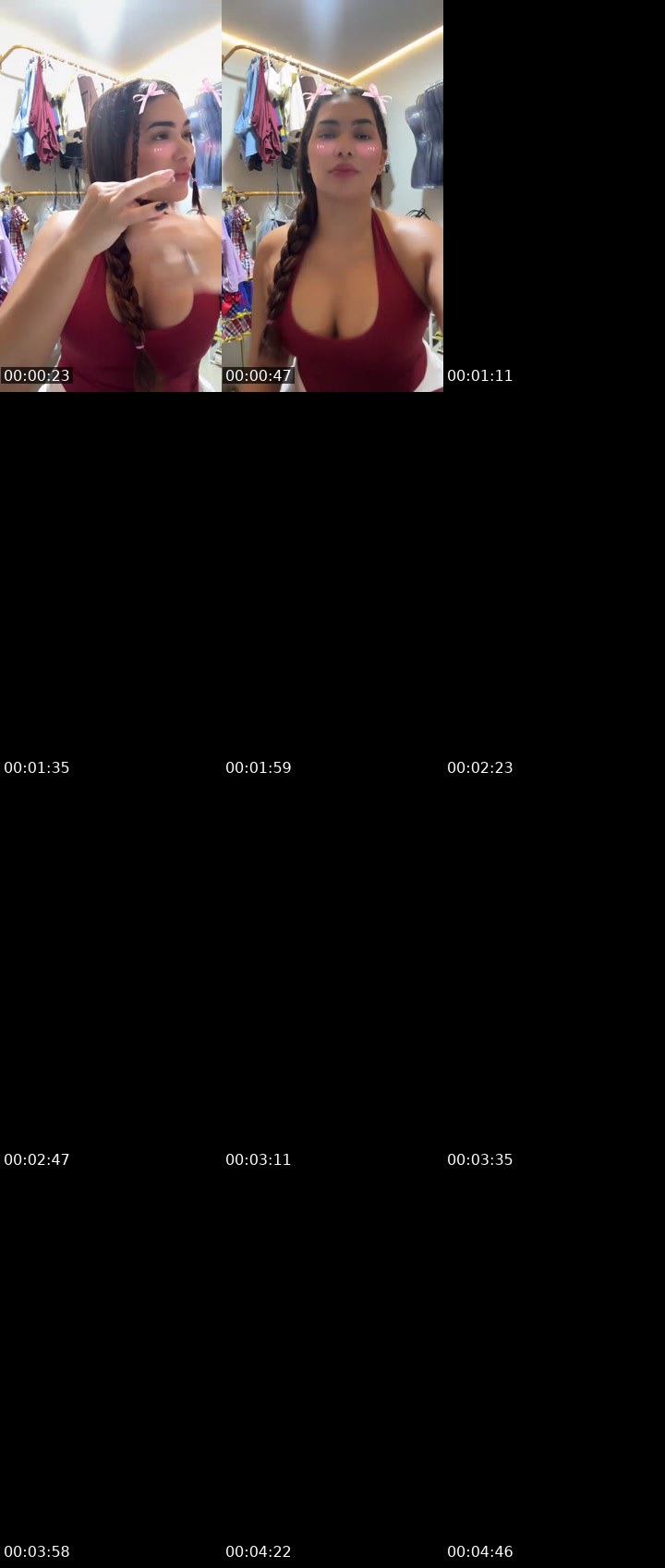 Contact-sheet preview of 🍭Mel🍭 15k's Liveme recording