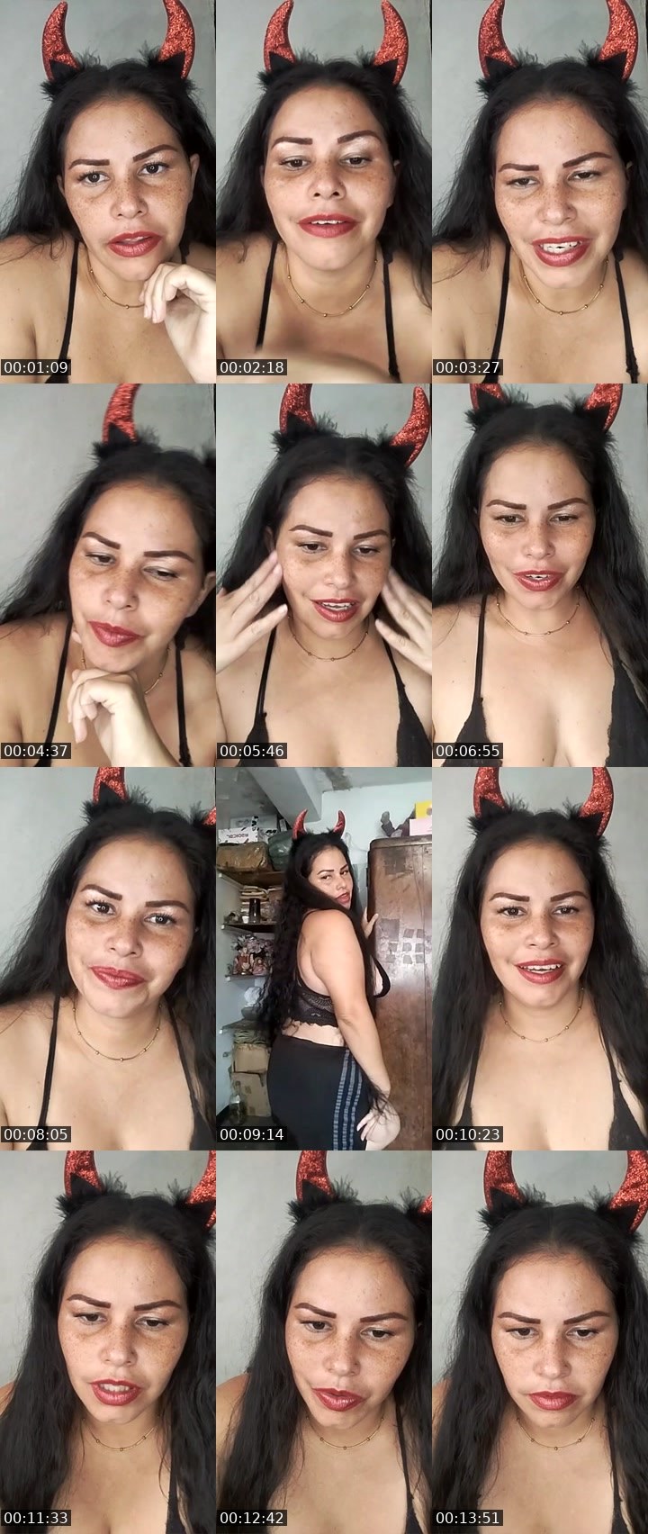 Contact-sheet preview of lisett👑's Liveme recording