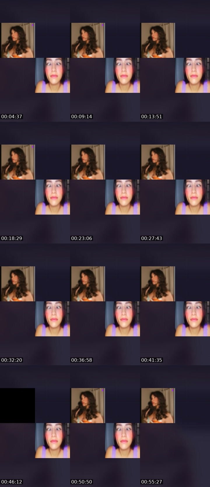 Contact-sheet preview of 🫧🐆Mandy 🧸✨'s Liveme recording