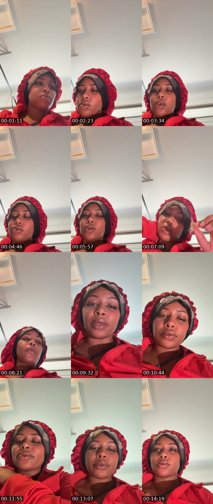 Contact-sheet preview of Eyerus's Liveme recording
