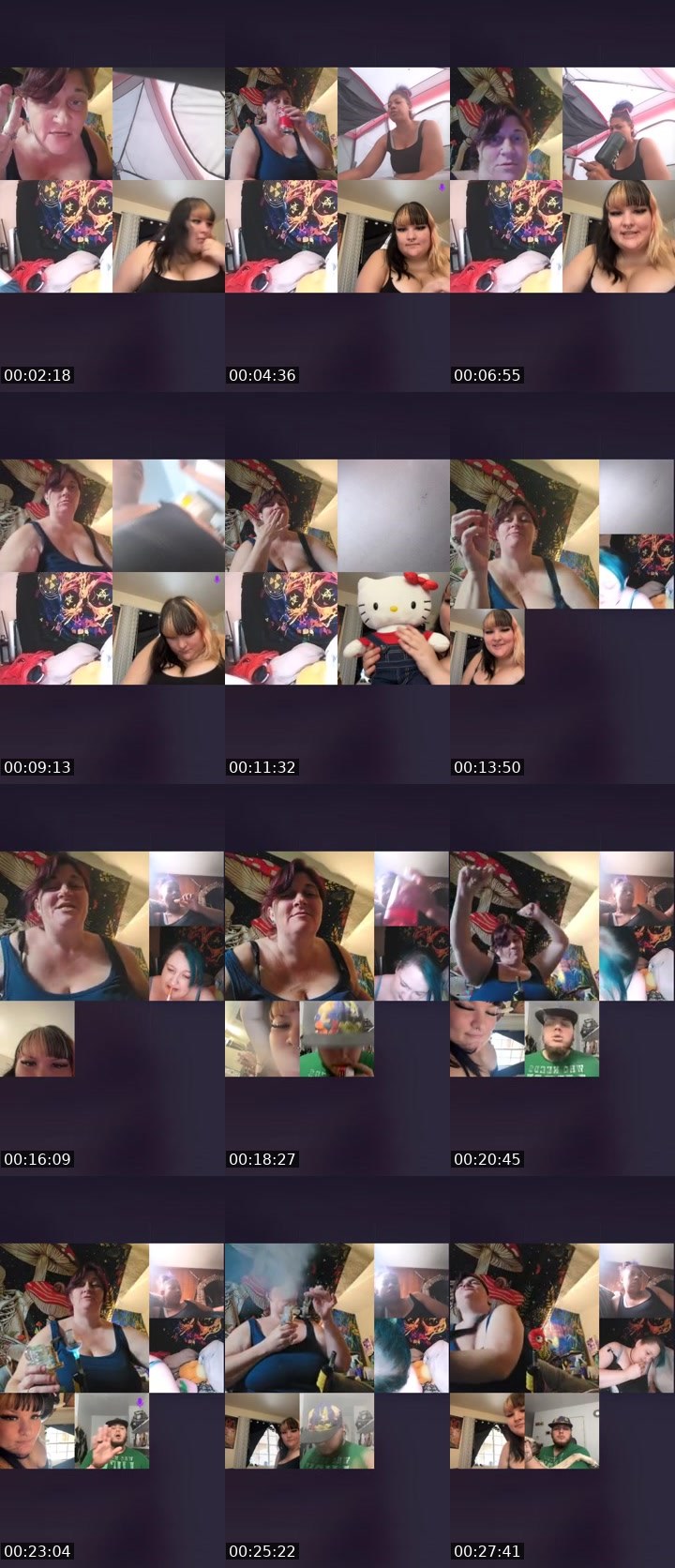 Contact-sheet preview of CannaCuuuhhhh's Liveme recording