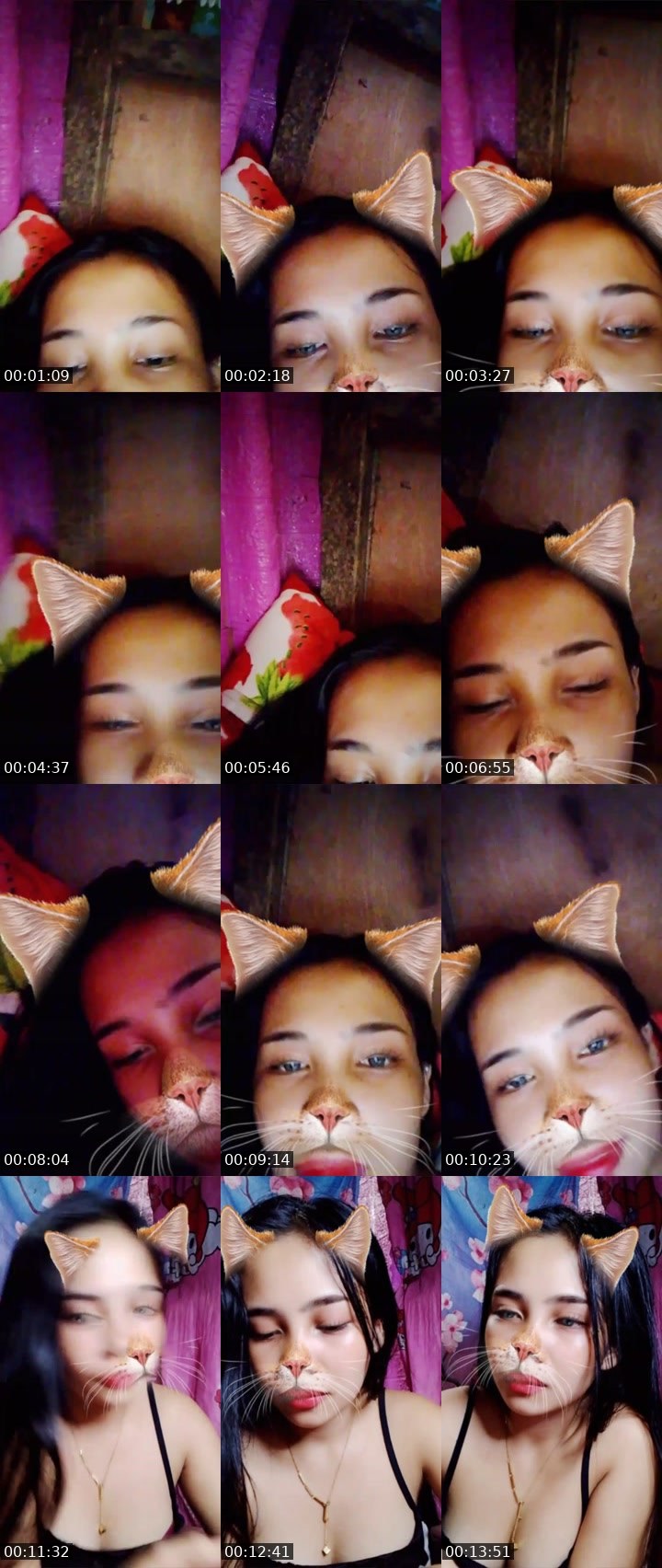 Contact-sheet preview of 7k👸jess🦄's Liveme recording