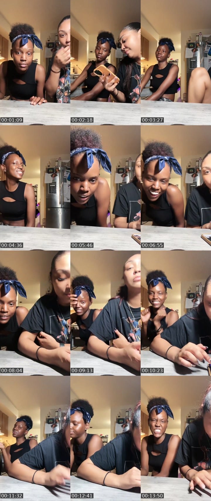 Contact-sheet preview of Santana Thomas's Liveme recording