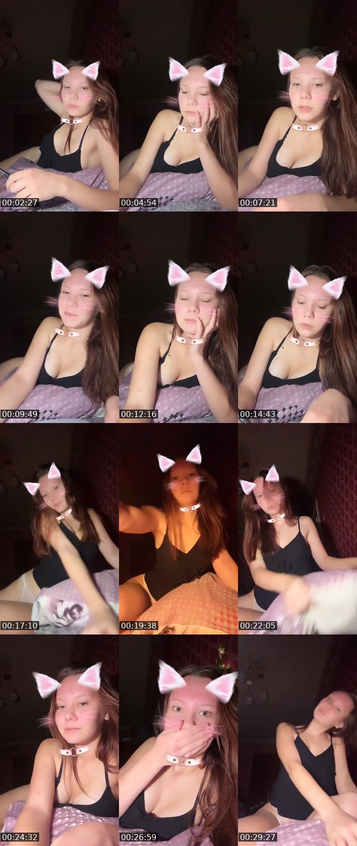 Contact-sheet preview of 🪐Nikusya🐾's Liveme recording