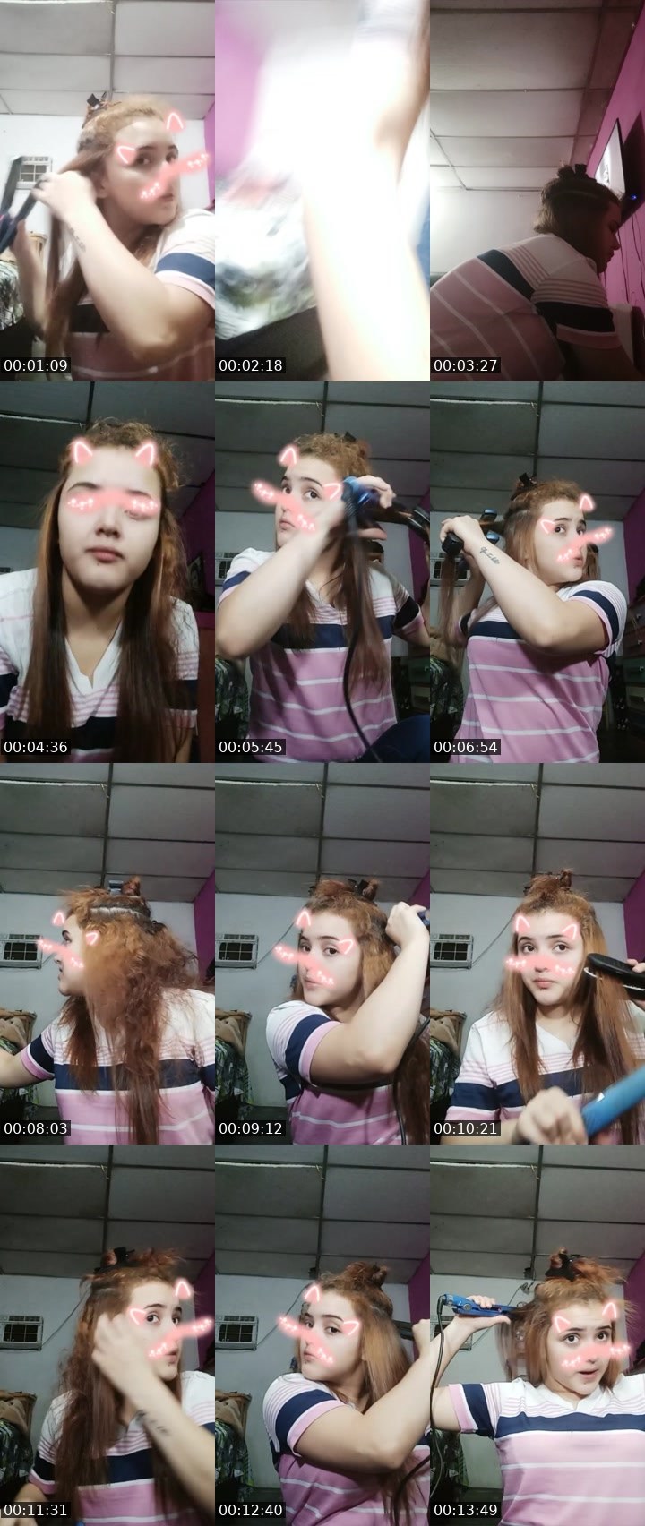 Contact-sheet preview of Maria kristen☁️'s Liveme recording