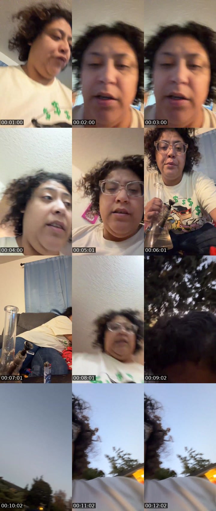 Contact-sheet preview of 4200smkr's Liveme recording