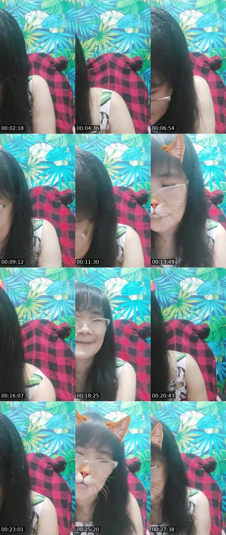 Contact-sheet preview of 🦅ᴸᵉʸ💜👼's Liveme recording