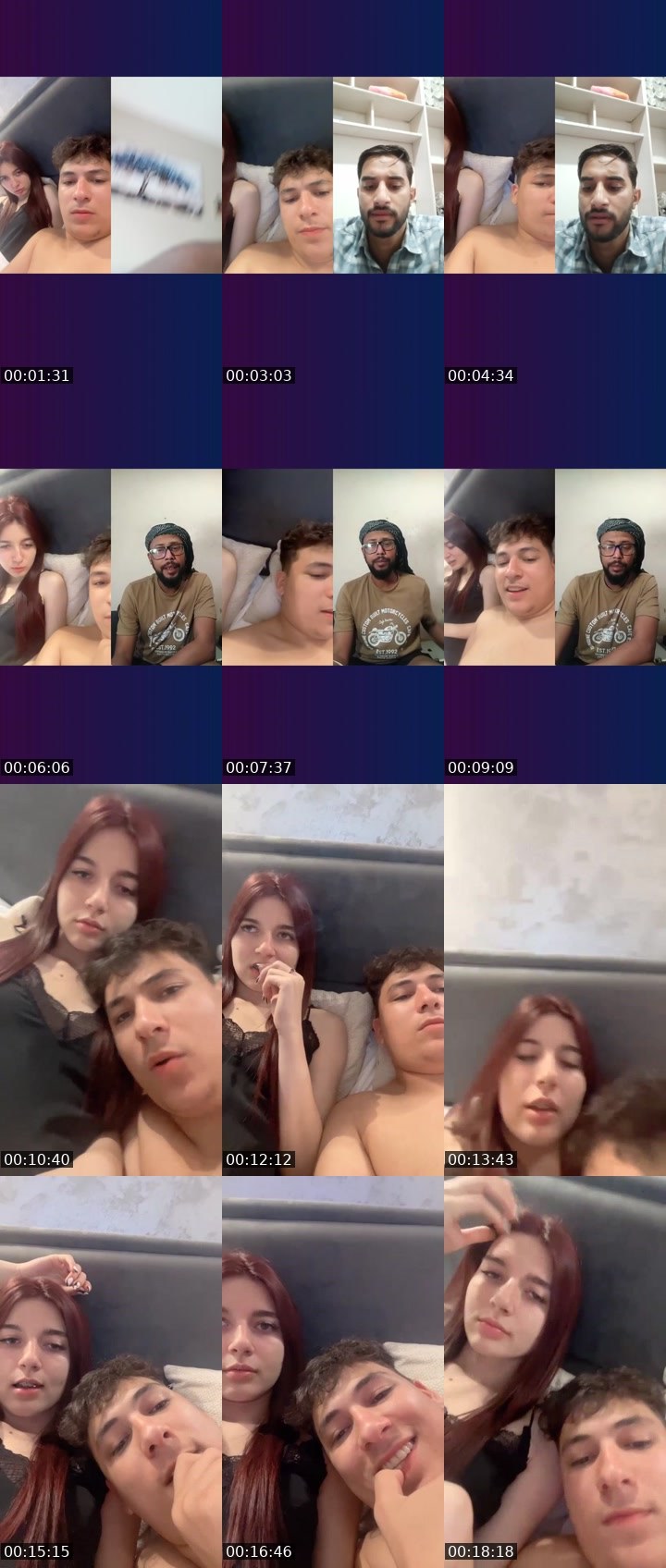 Contact-sheet preview of Cutekaty's Liveme recording