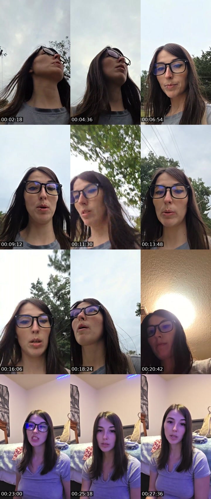 Contact-sheet preview of ᵕ̈babylove❤️'s Liveme recording