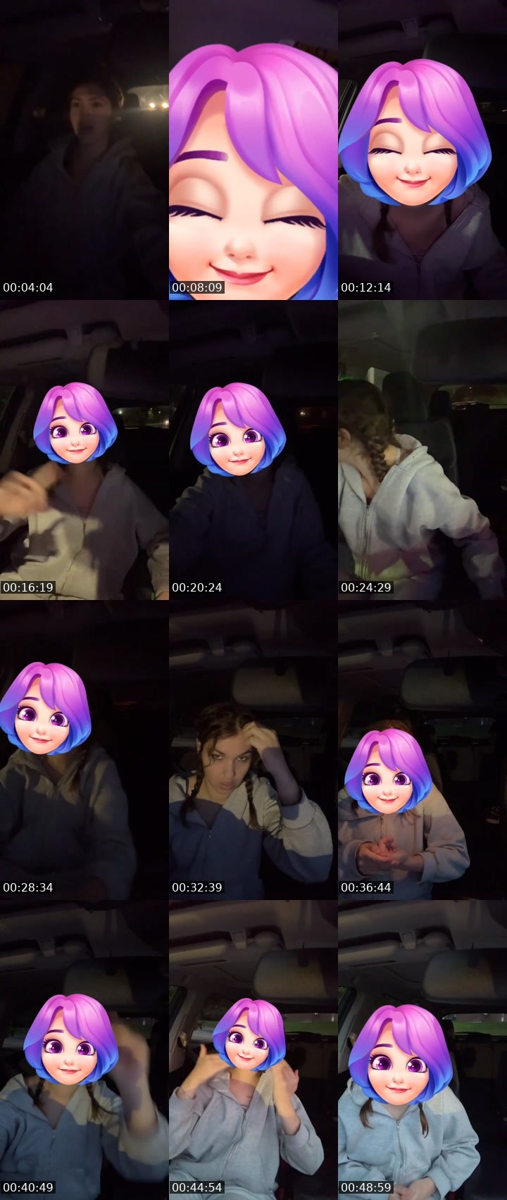 Contact-sheet preview of Belicia™'s Liveme recording