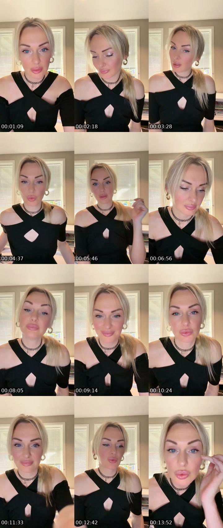 Contact-sheet preview of Kseniya💙💛's Liveme recording