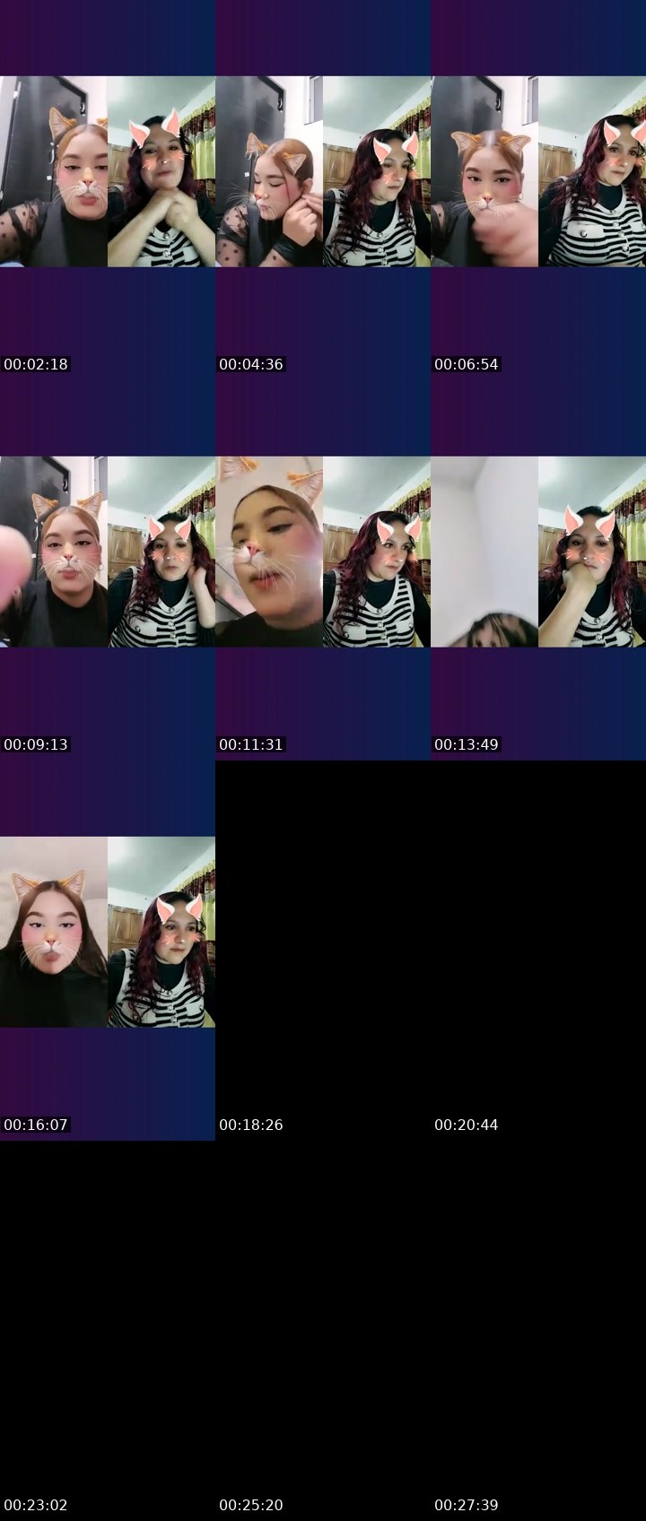 Contact-sheet preview of 🌐 Andrea 🍑😍's Liveme recording