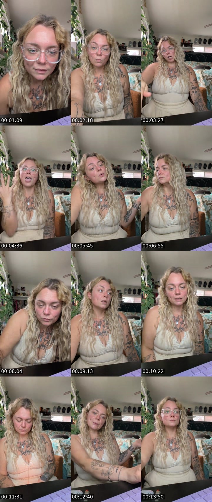 Contact-sheet preview of Tatted_Topanga's Liveme recording