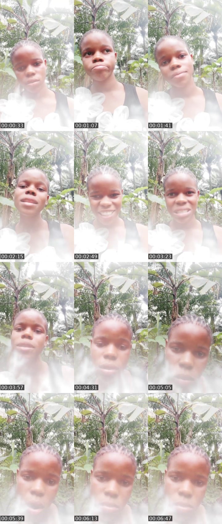 Contact-sheet preview of Goodness Isaac's Liveme recording