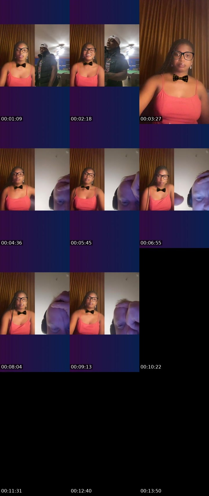 Contact-sheet preview of Isabella 🌸✨'s Liveme recording