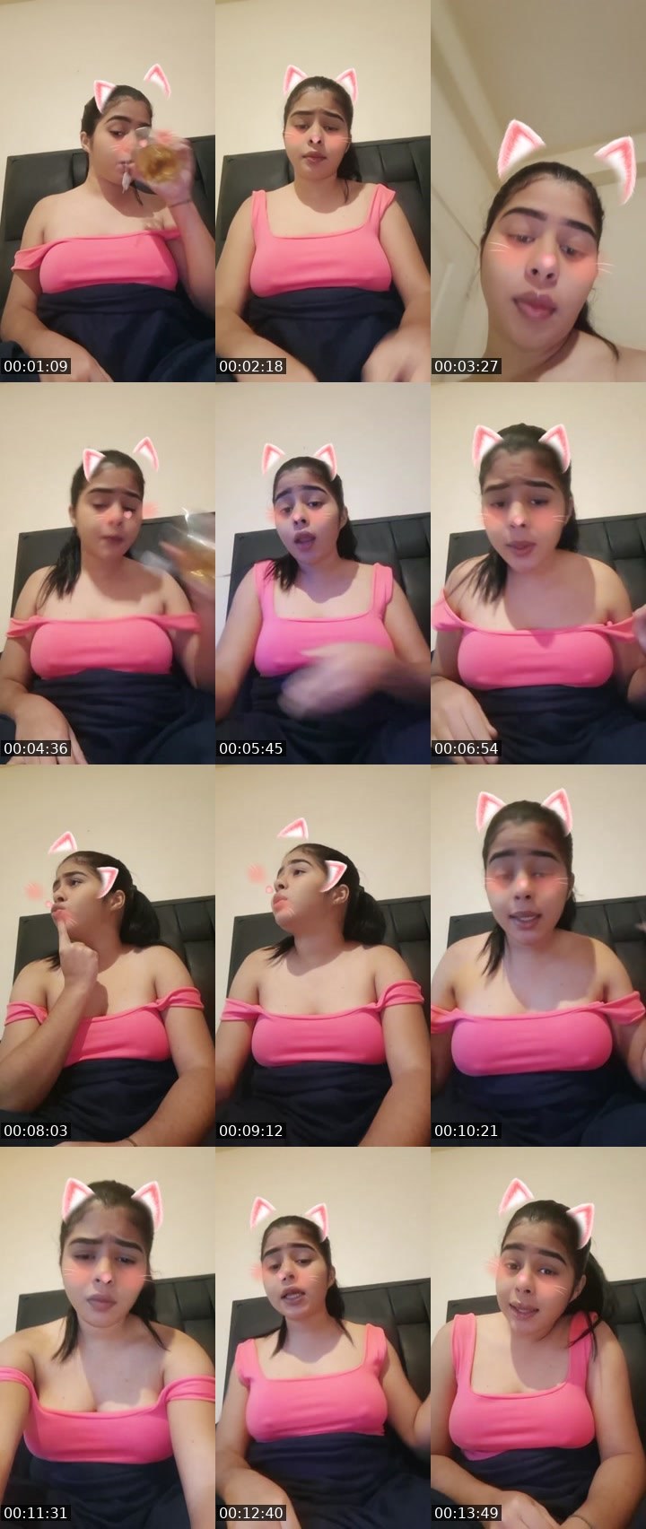 Contact-sheet preview of mery mery🌈's Liveme recording