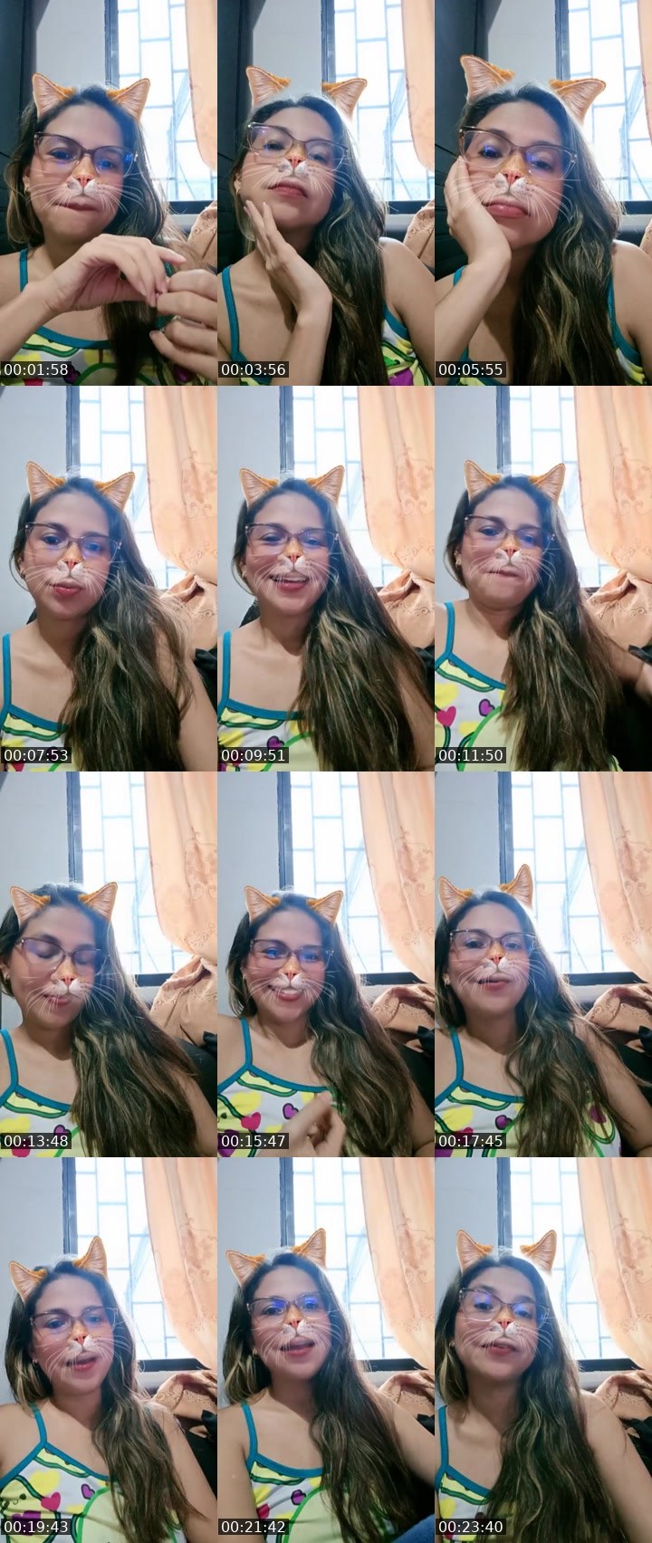 Contact-sheet preview of 💜F🪩Ⓡever👑's Liveme recording