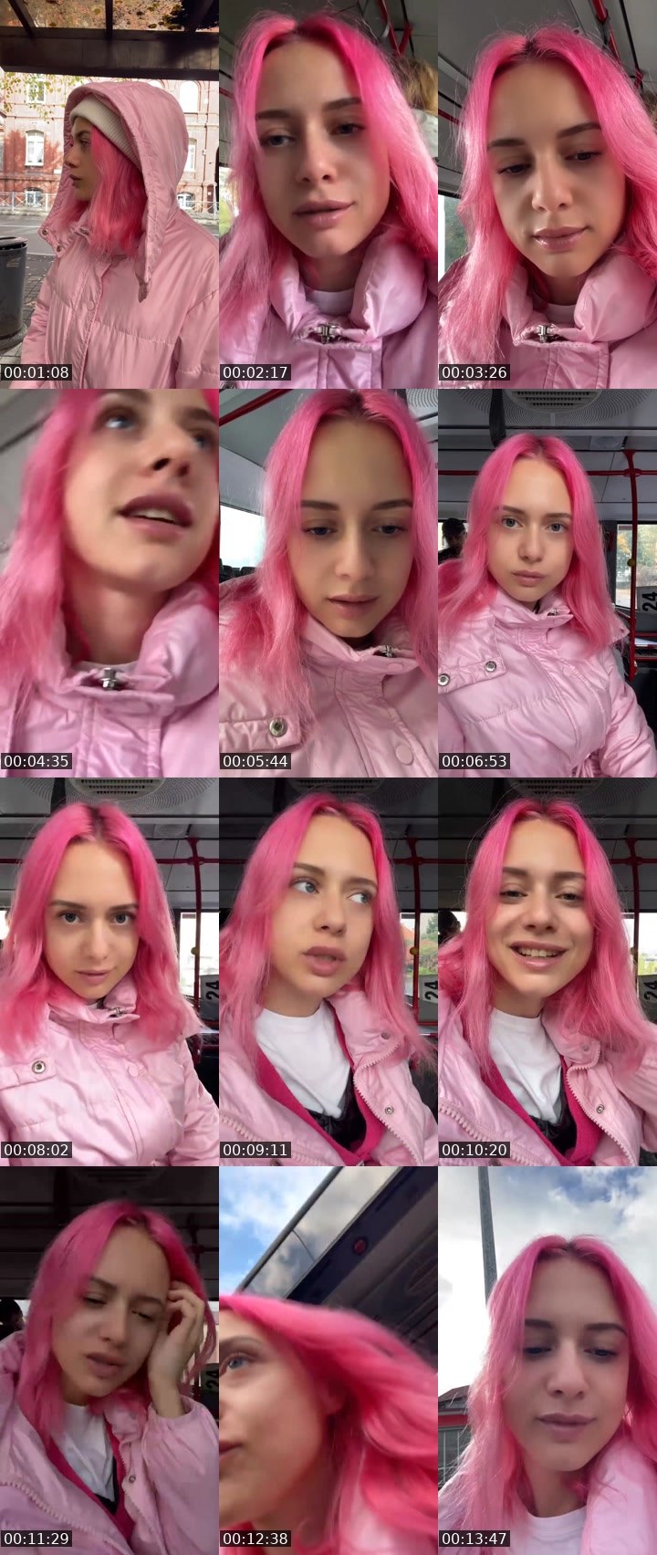 Contact-sheet preview of Olya_Pink🎀's Liveme recording