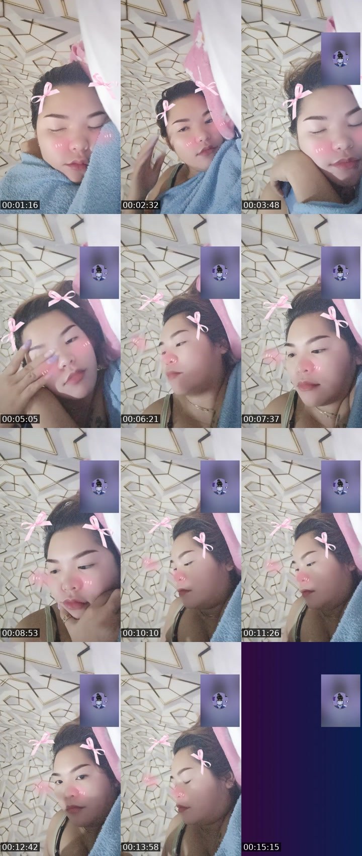 Contact-sheet preview of 🥨🌶JULZ28 🍀's Liveme recording