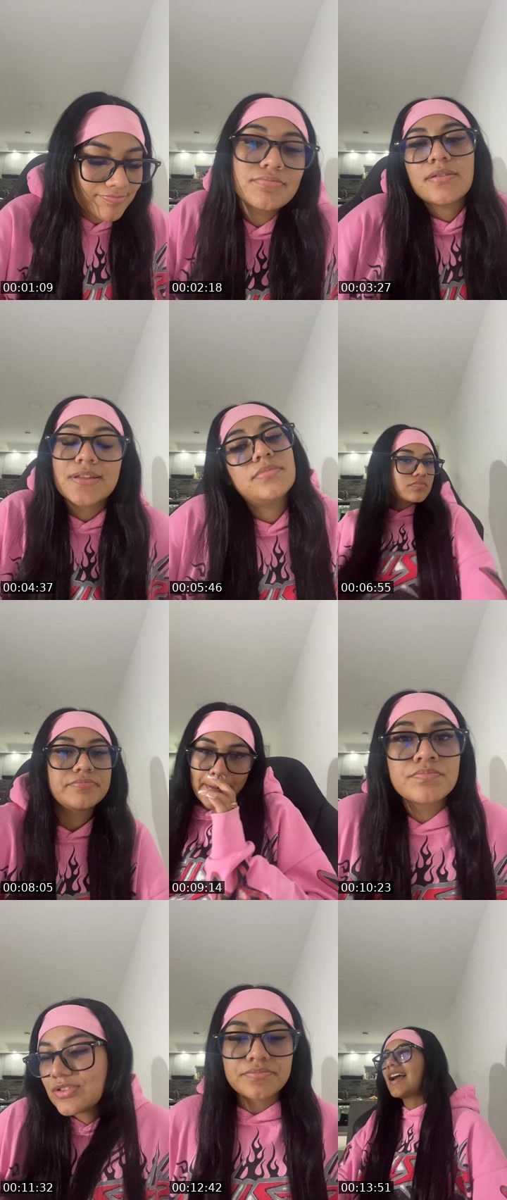 Contact-sheet preview of jlo_pg's Liveme recording