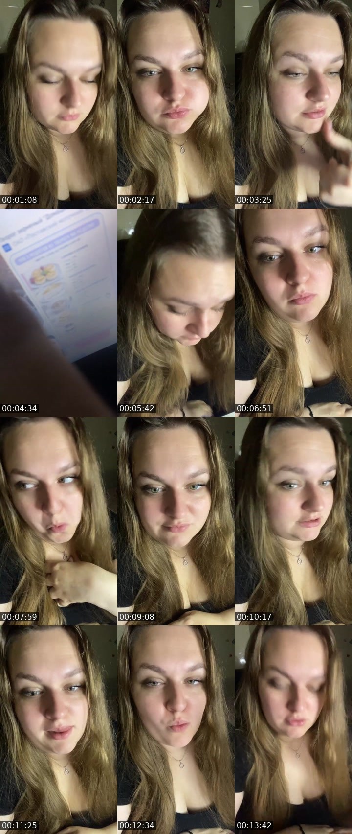 Contact-sheet preview of ✨ᒪᗩᑎᗩᒪIGᕼT✨'s Liveme recording