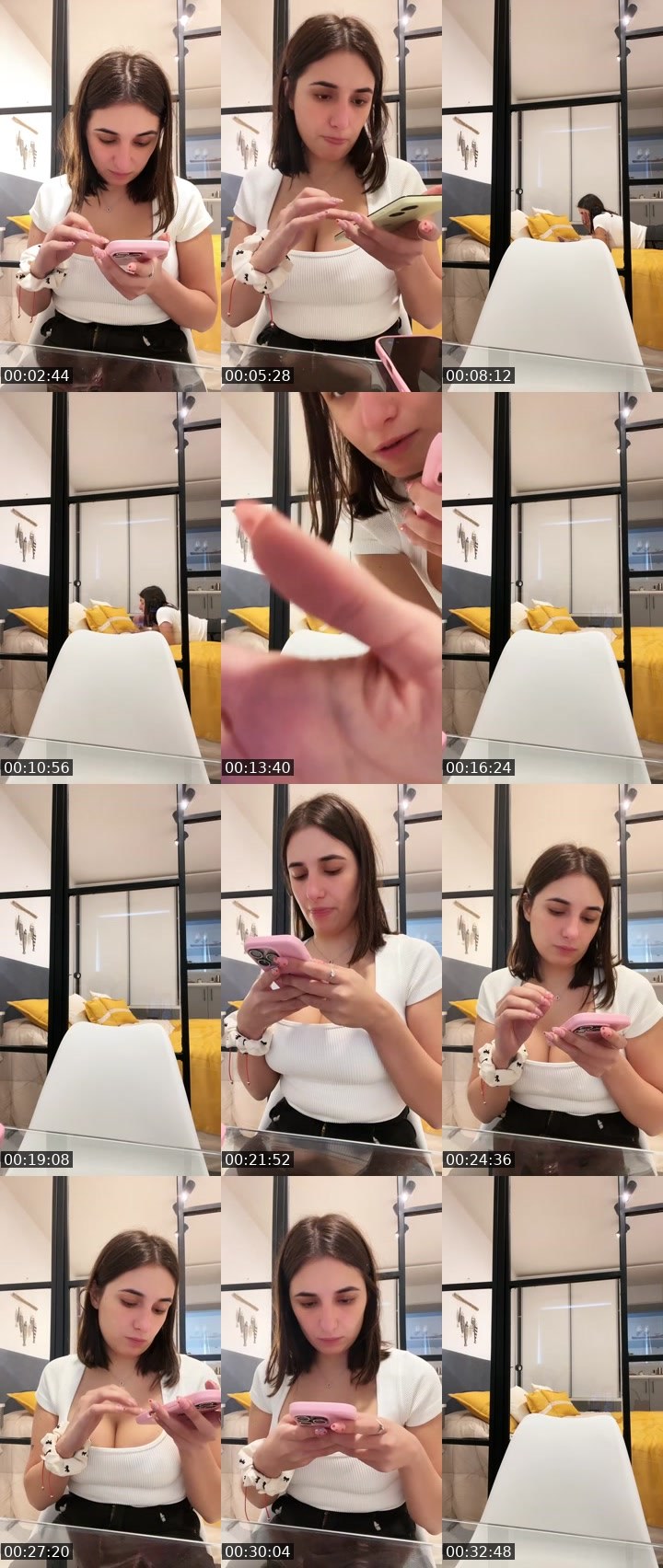 Contact-sheet preview of Lia Pink's Liveme recording