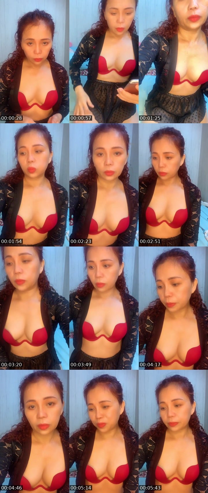 Contact-sheet preview of Kimkim🏃‍♀️🏃‍♀️'s Liveme recording
