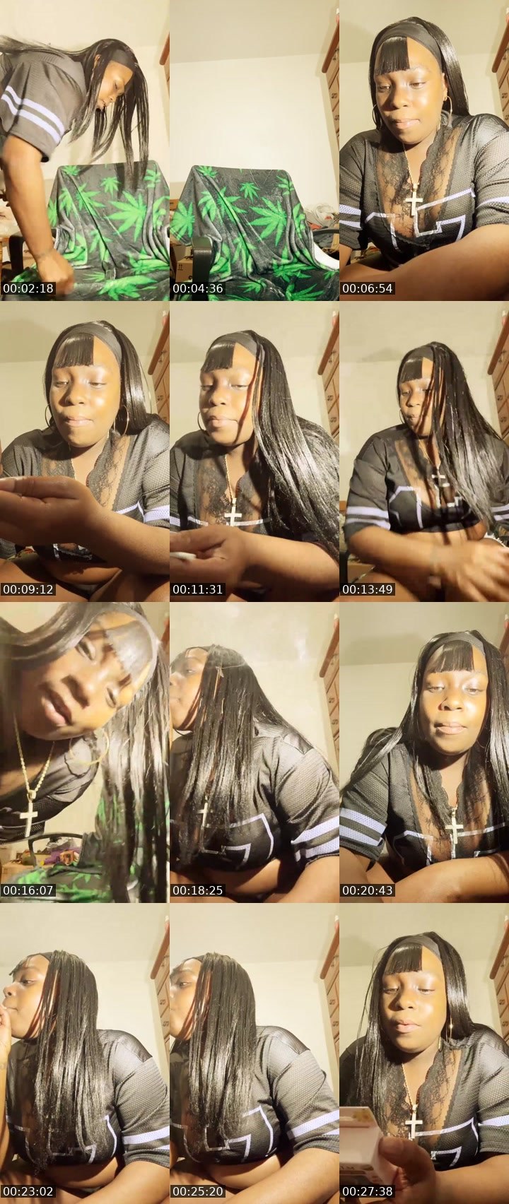 Contact-sheet preview of beauty…🐊🥛 eh eh's Liveme recording