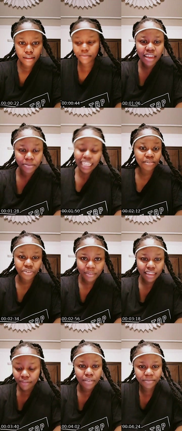 Contact-sheet preview of Kussi's Liveme recording