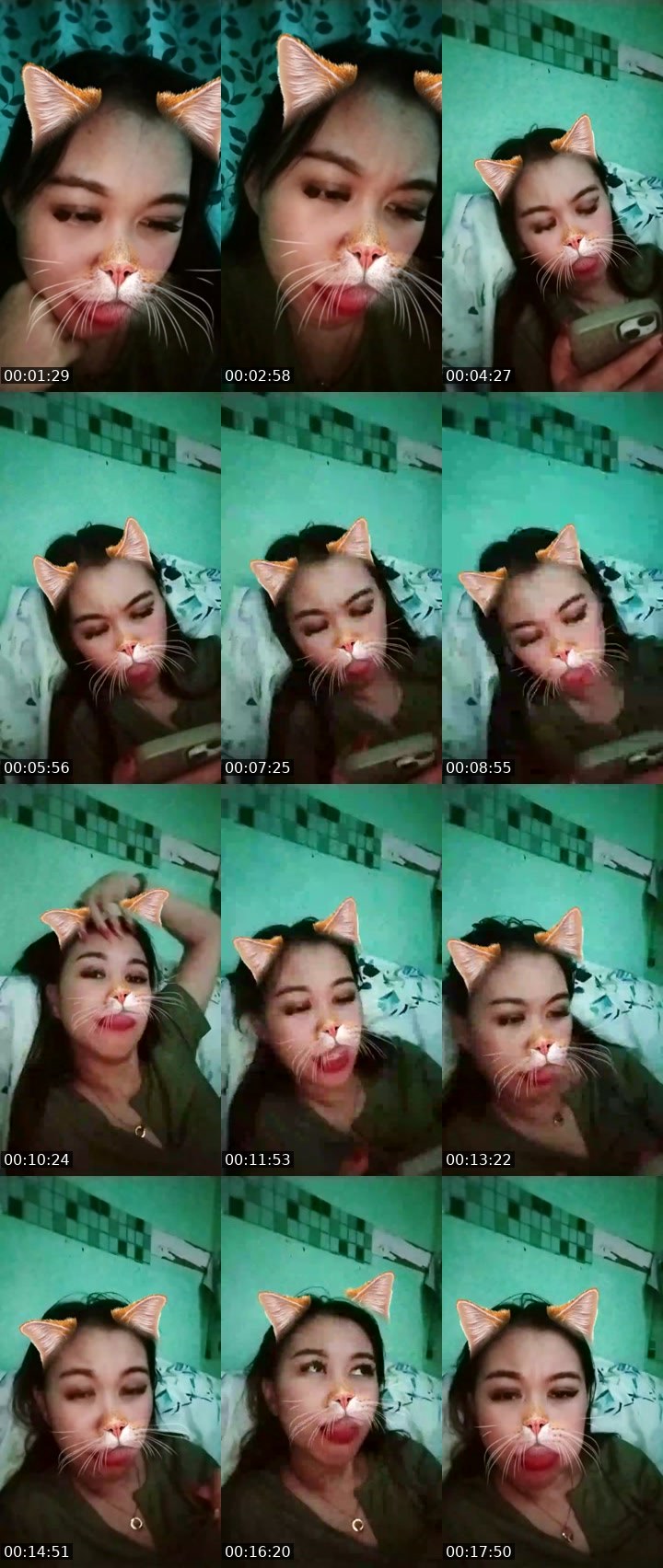 Contact-sheet preview of 👾👸𝒲enxy🍂's Liveme recording