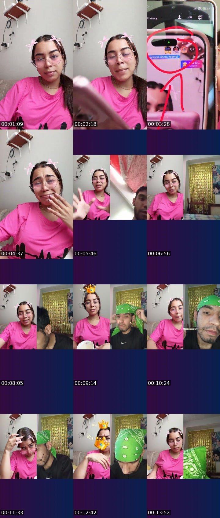 Contact-sheet preview of 🐦‍🔥⃝Andre?'s Liveme recording