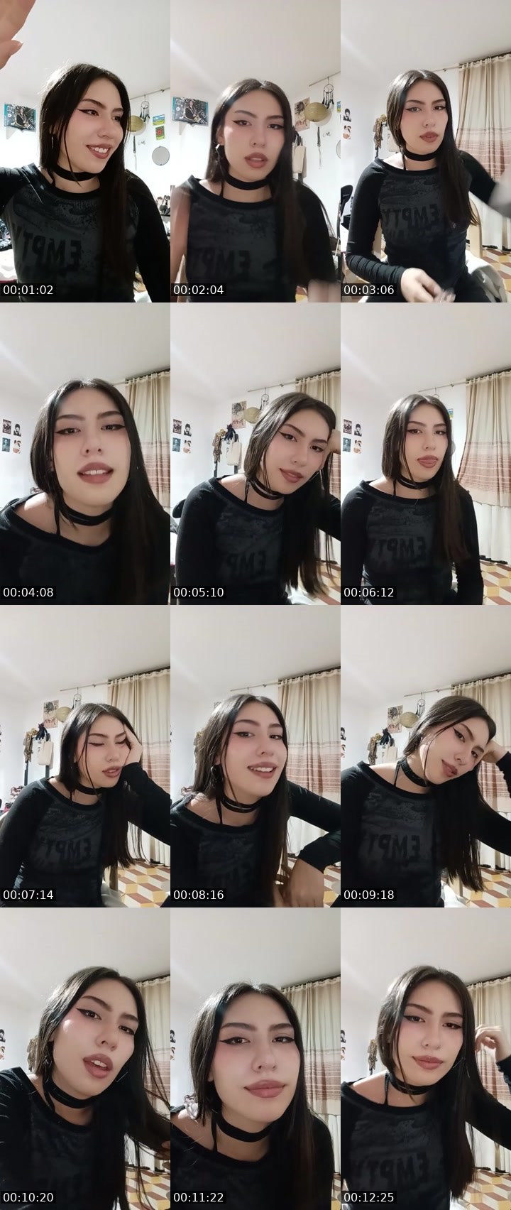 Contact-sheet preview of 🦋💫 Mila_22's Liveme recording