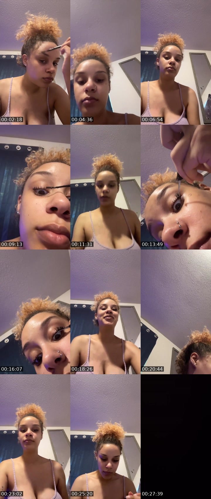 Contact-sheet preview of ʙʀɪɢʜᴛɴᴇss☼'s Liveme recording
