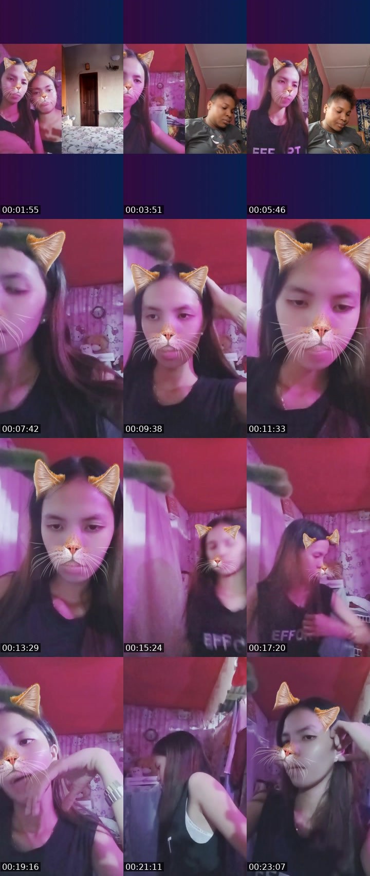 Contact-sheet preview of 🦅Gelyn🔷️'s Liveme recording