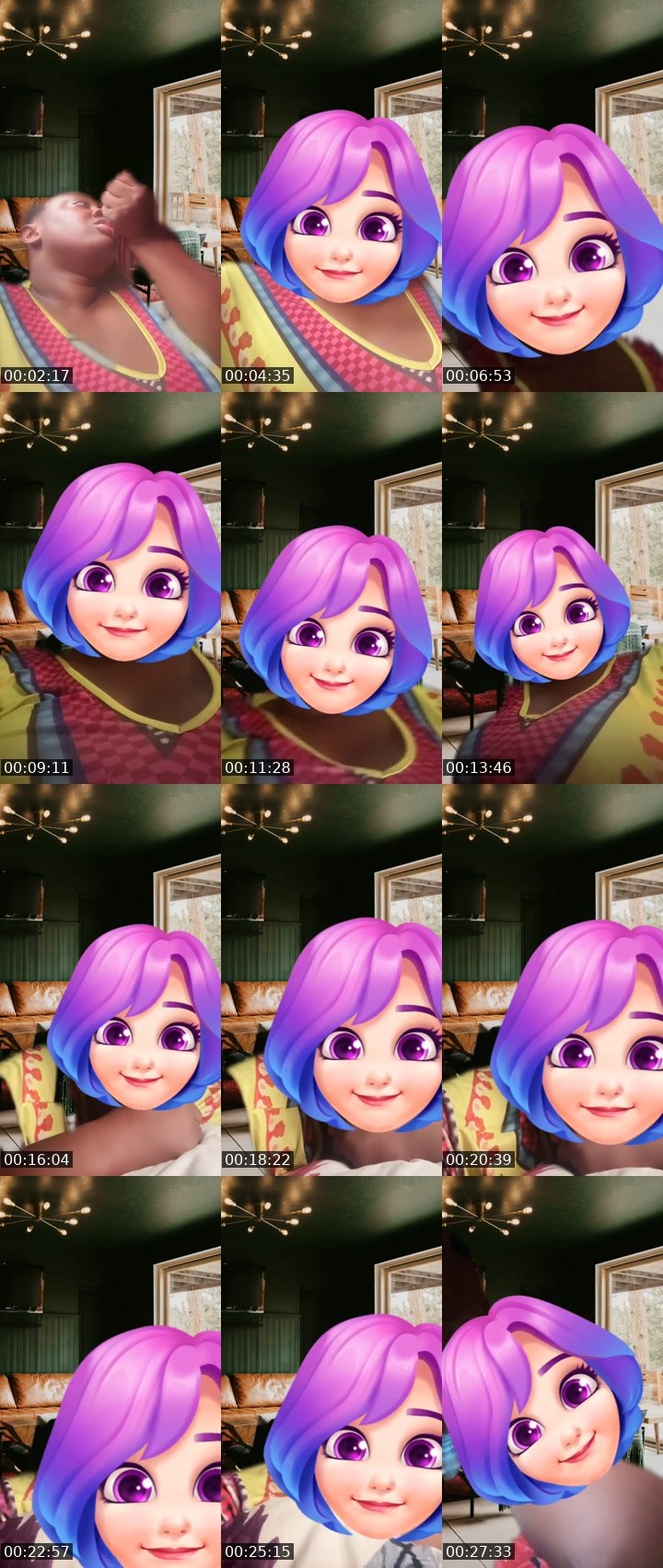 Contact-sheet preview of 💸4kPREtty🤍🖤's Liveme recording
