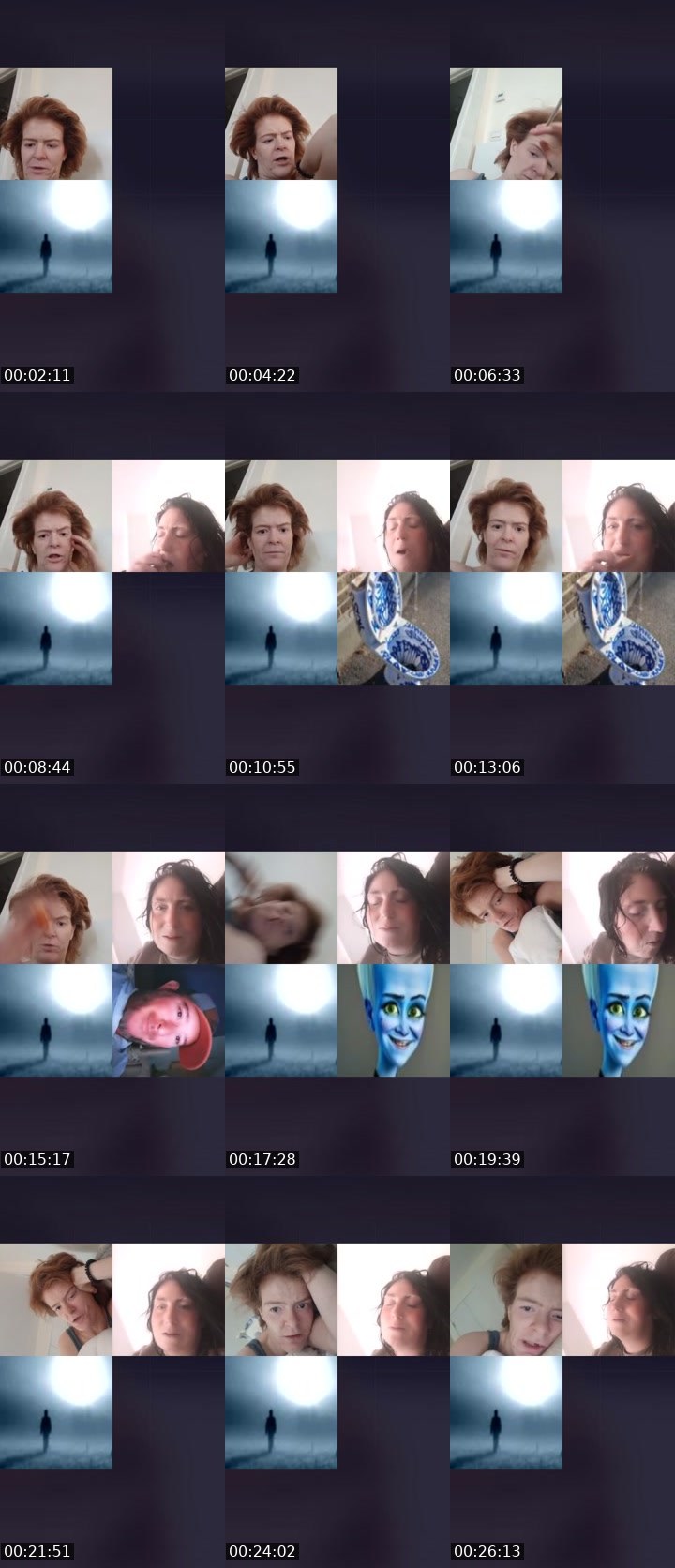 Contact-sheet preview of little miss red's Liveme recording