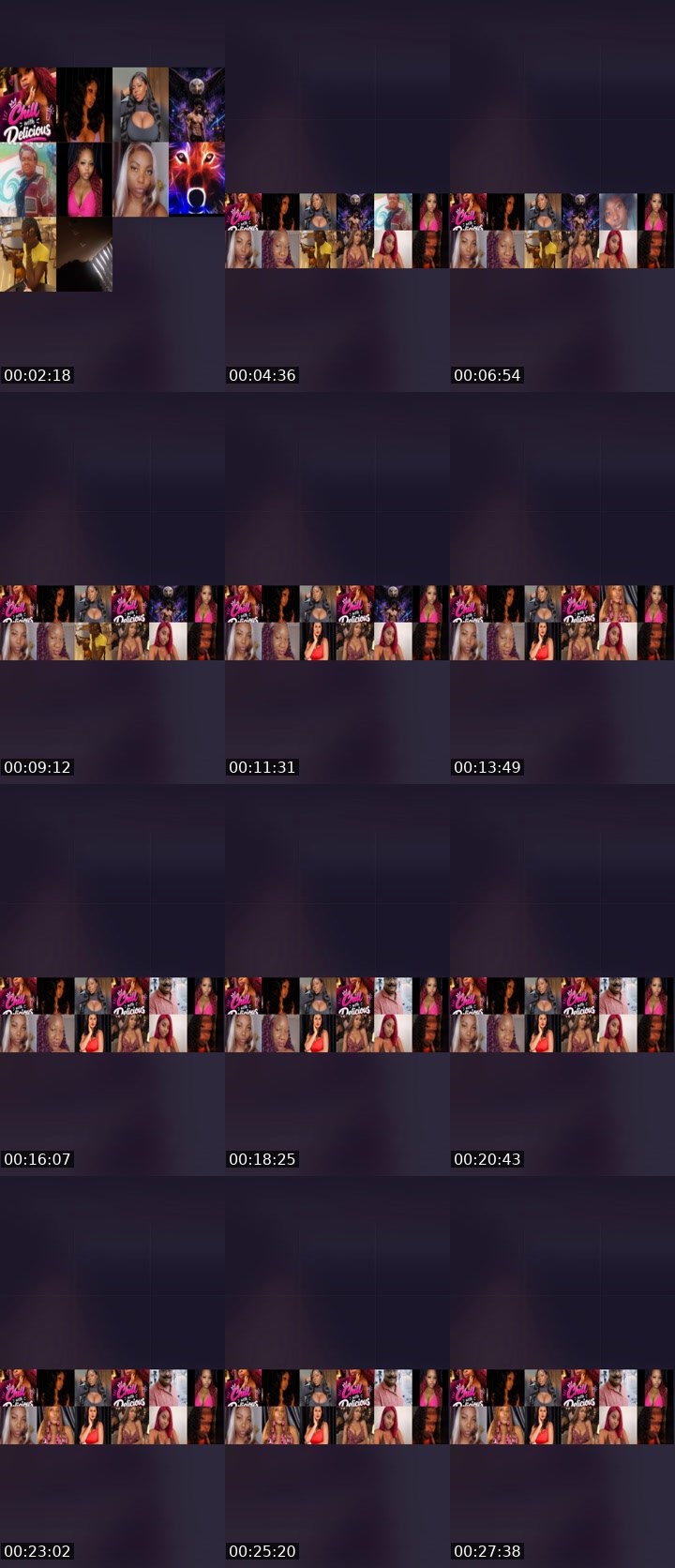 Contact-sheet preview of ❤️‍🔥🍭's Liveme recording