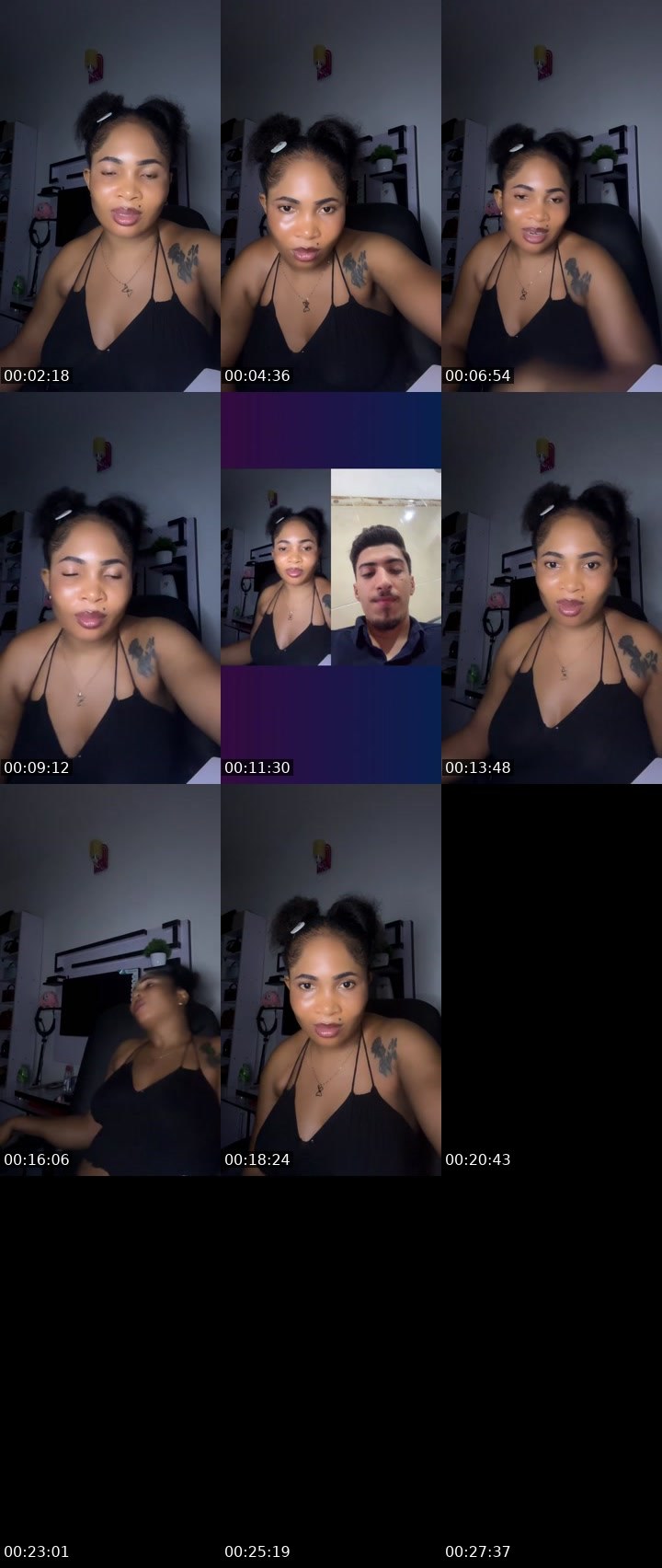 Contact-sheet preview of Glamora🫦's Liveme recording