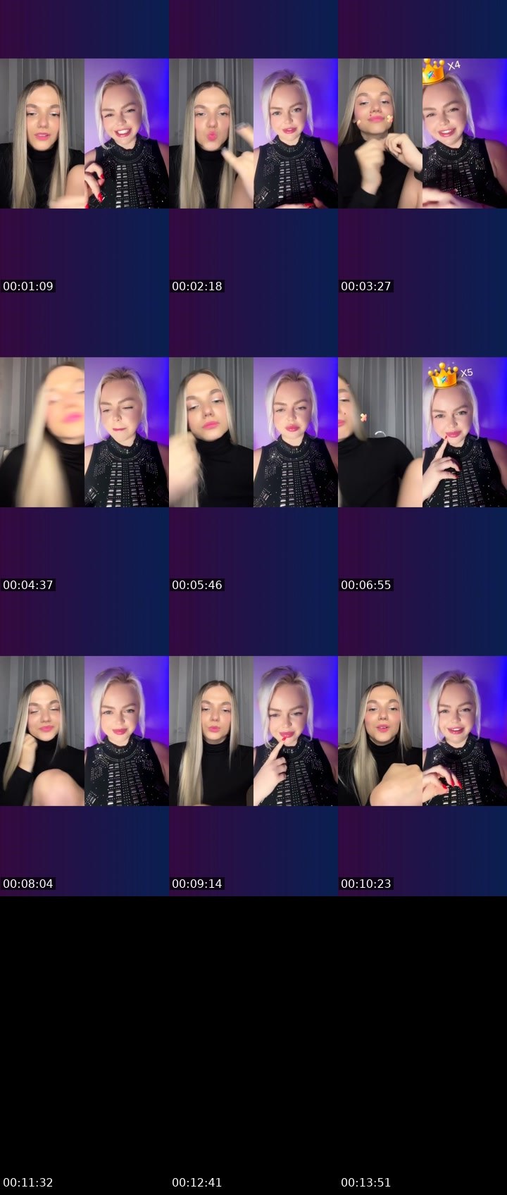 Contact-sheet preview of ℄🤍𓆩ALEKSANDRA𓆪🤍's Liveme recording