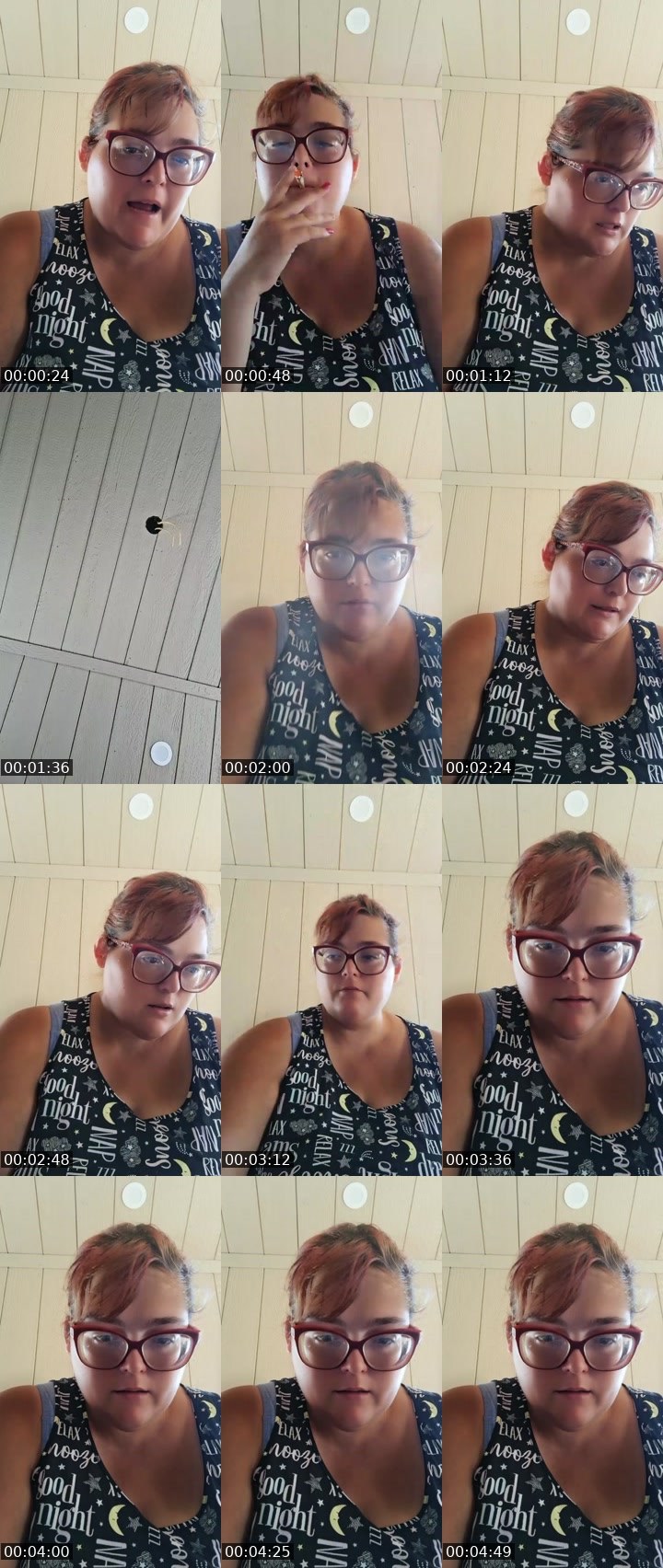 Contact-sheet preview of hotmom28's Liveme recording